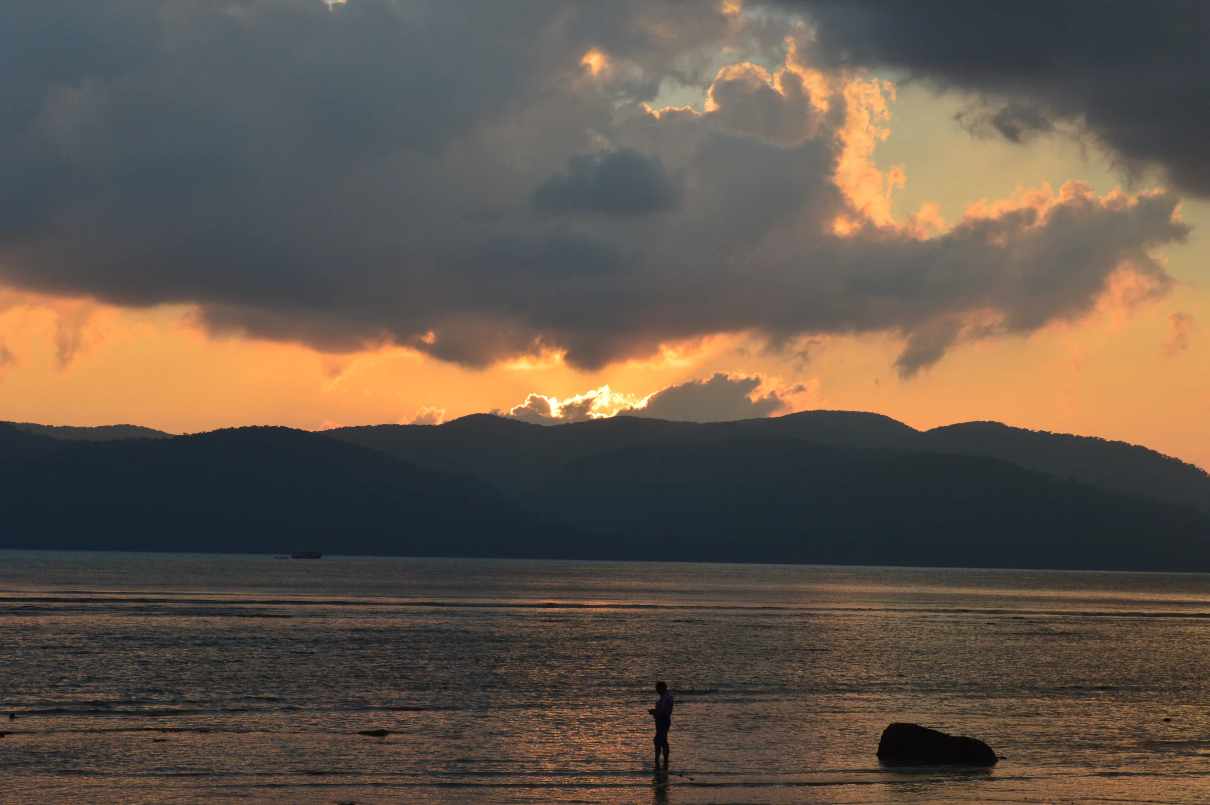 Sunset at Chidiya Tapu