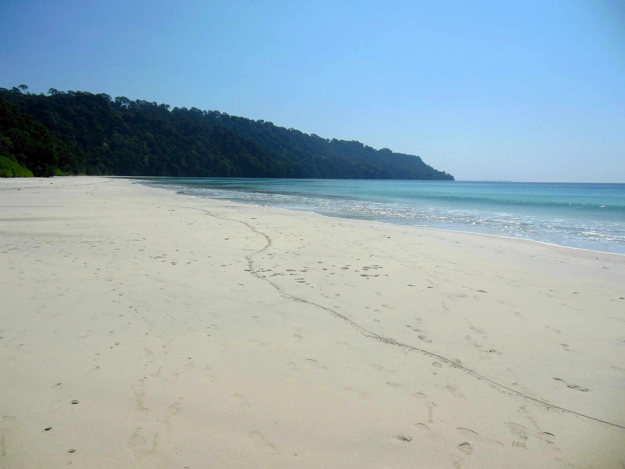 Radhanagar Beach on Swaraj Dweep