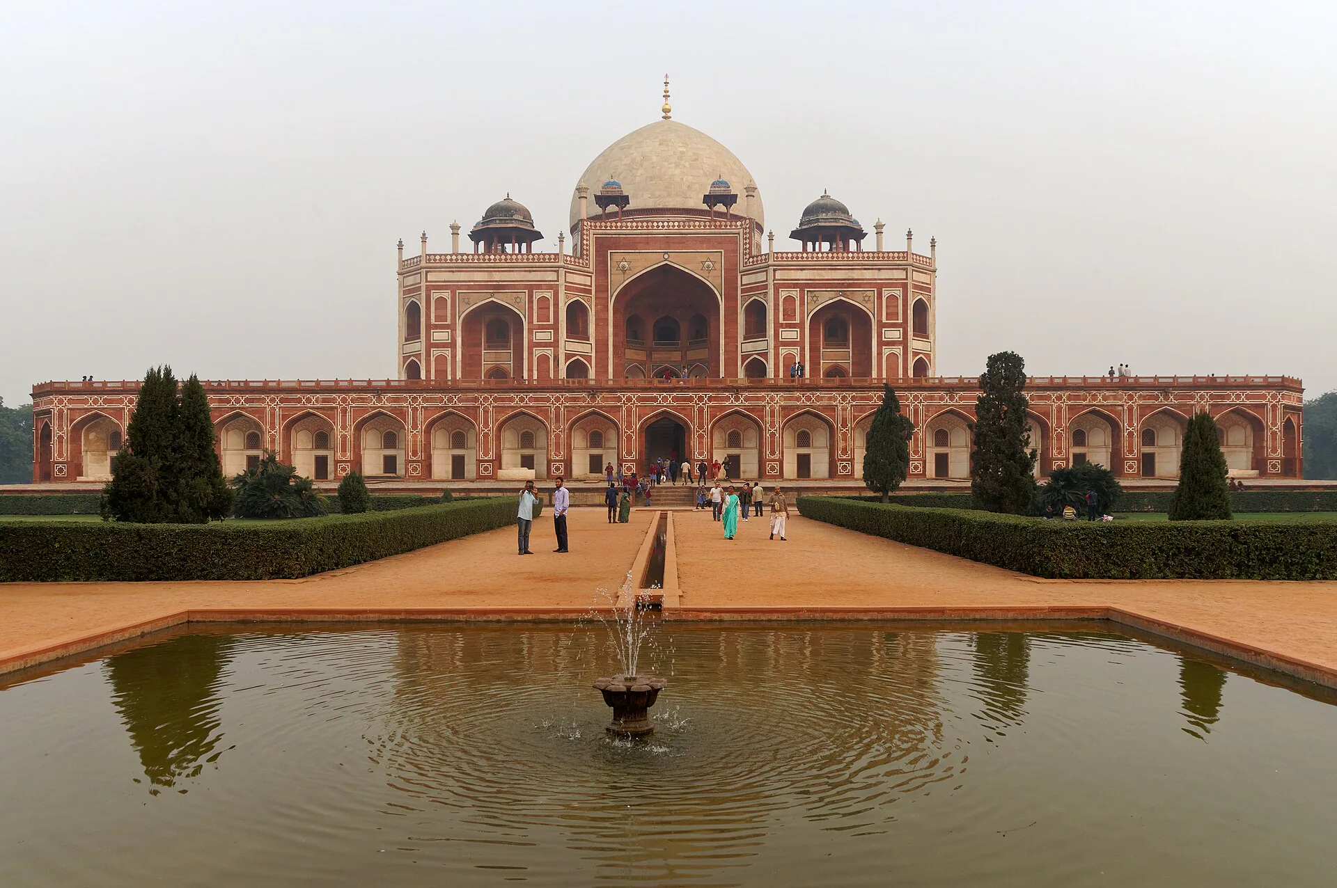 Humayun's Tomb and its formal garden in Delhi