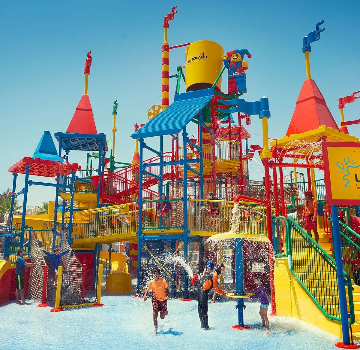 Children enjoying LEGOLAND Dubai and LEGOLAND Water Park
