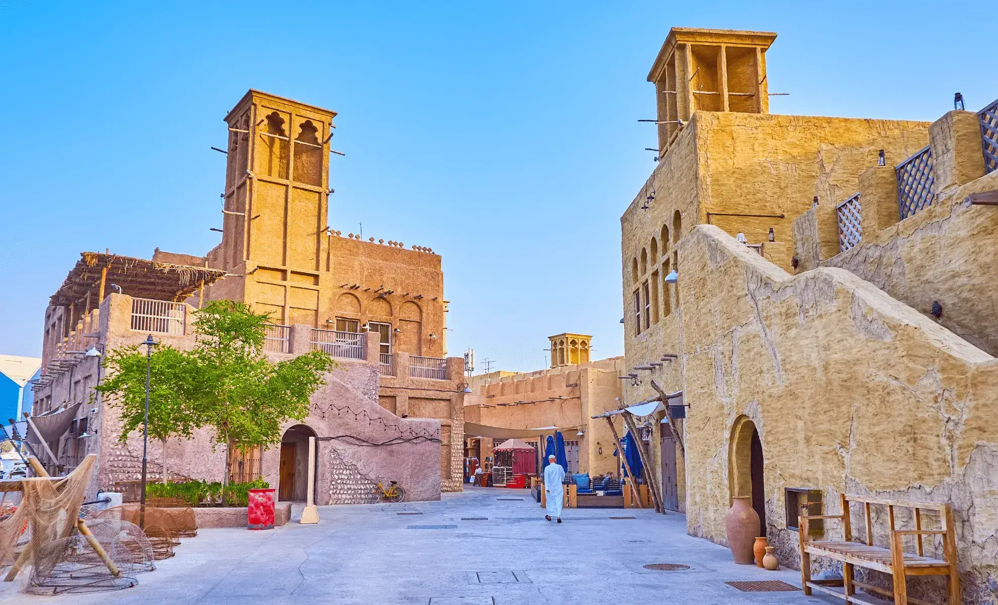 Heritage streets in Old Dubai