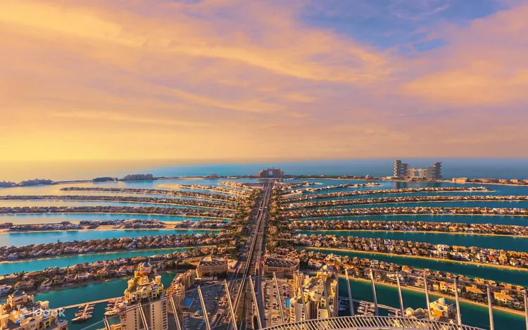 Dubai skyline viewed from Palm Jumeirah