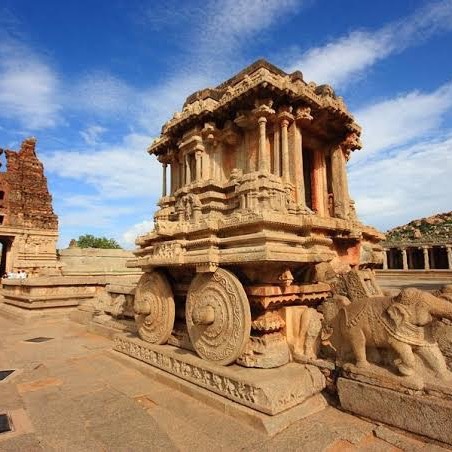 Stone Chariot at Vijaya Vittala Temple, Hampi