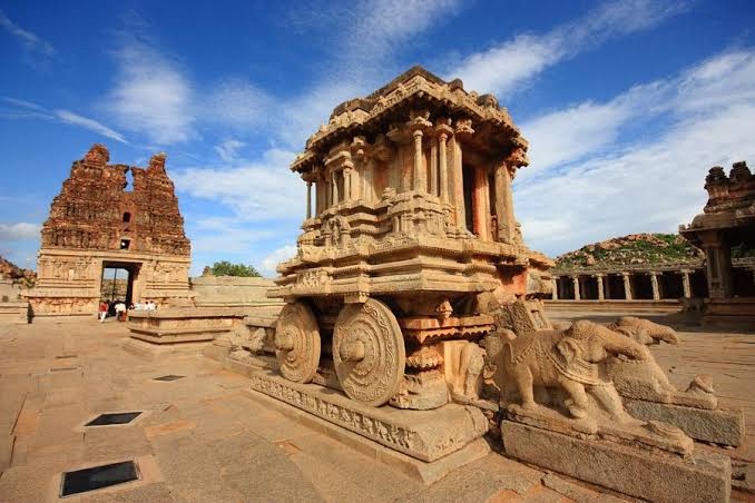 Stone Chariot at Vijaya Vittala Temple, Hampi
