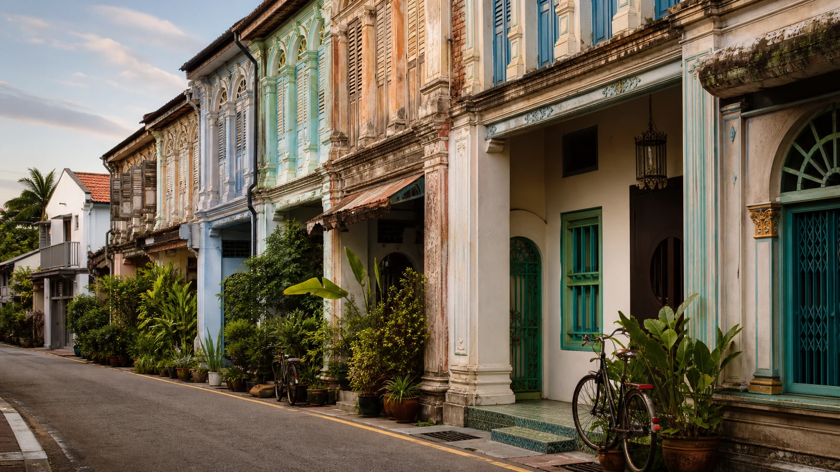 George Town heritage shophouses