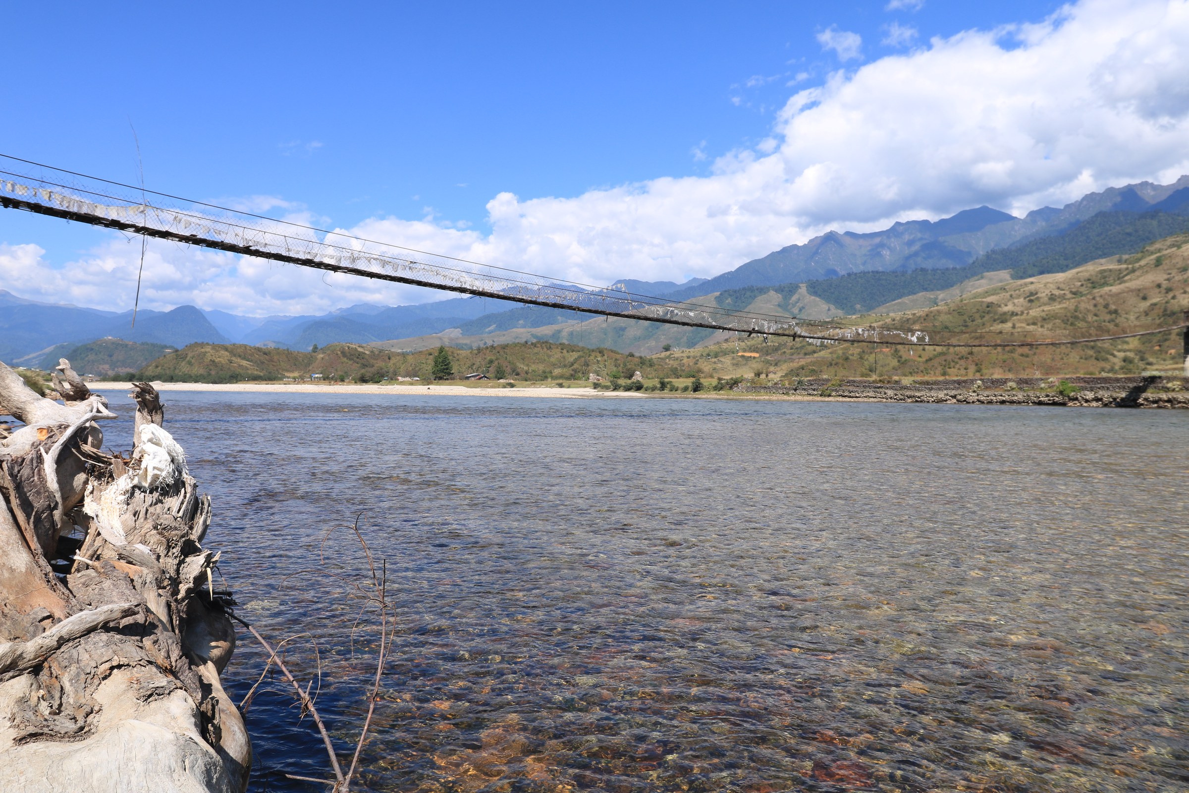 Suspension bridge in Mechuka Valley