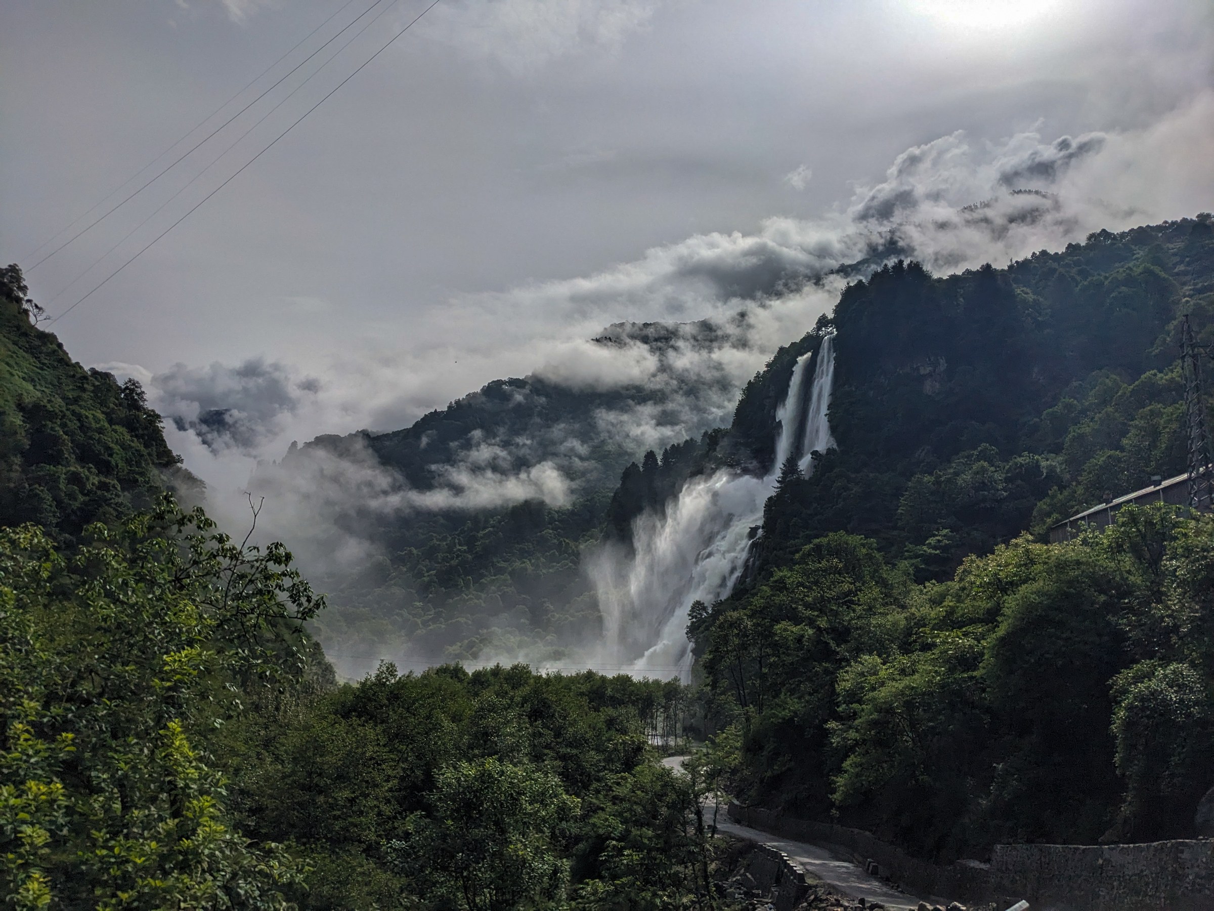 Nuranang Falls near Jang