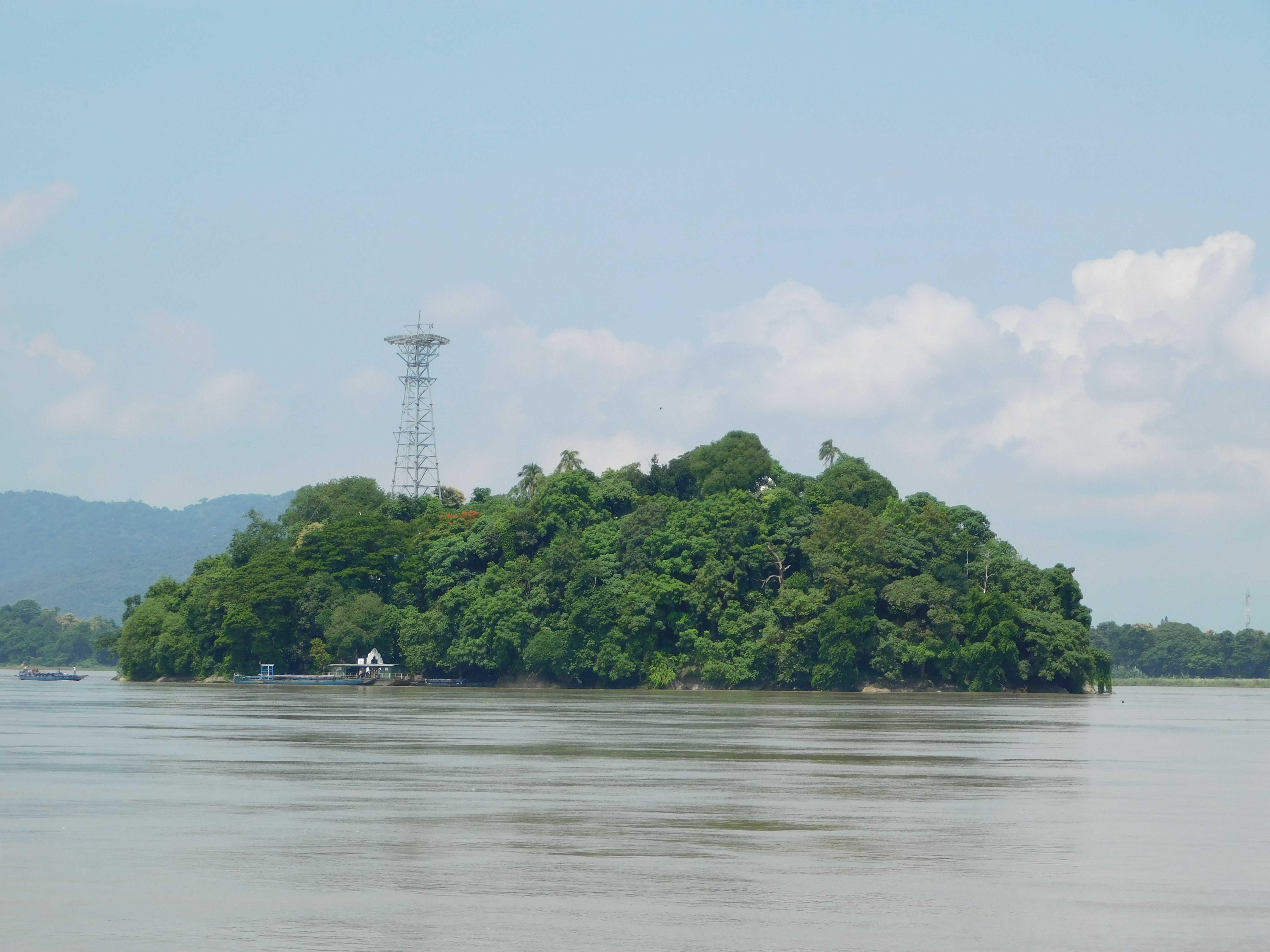 Umananda Island in the Brahmaputra River at Guwahati, Assam