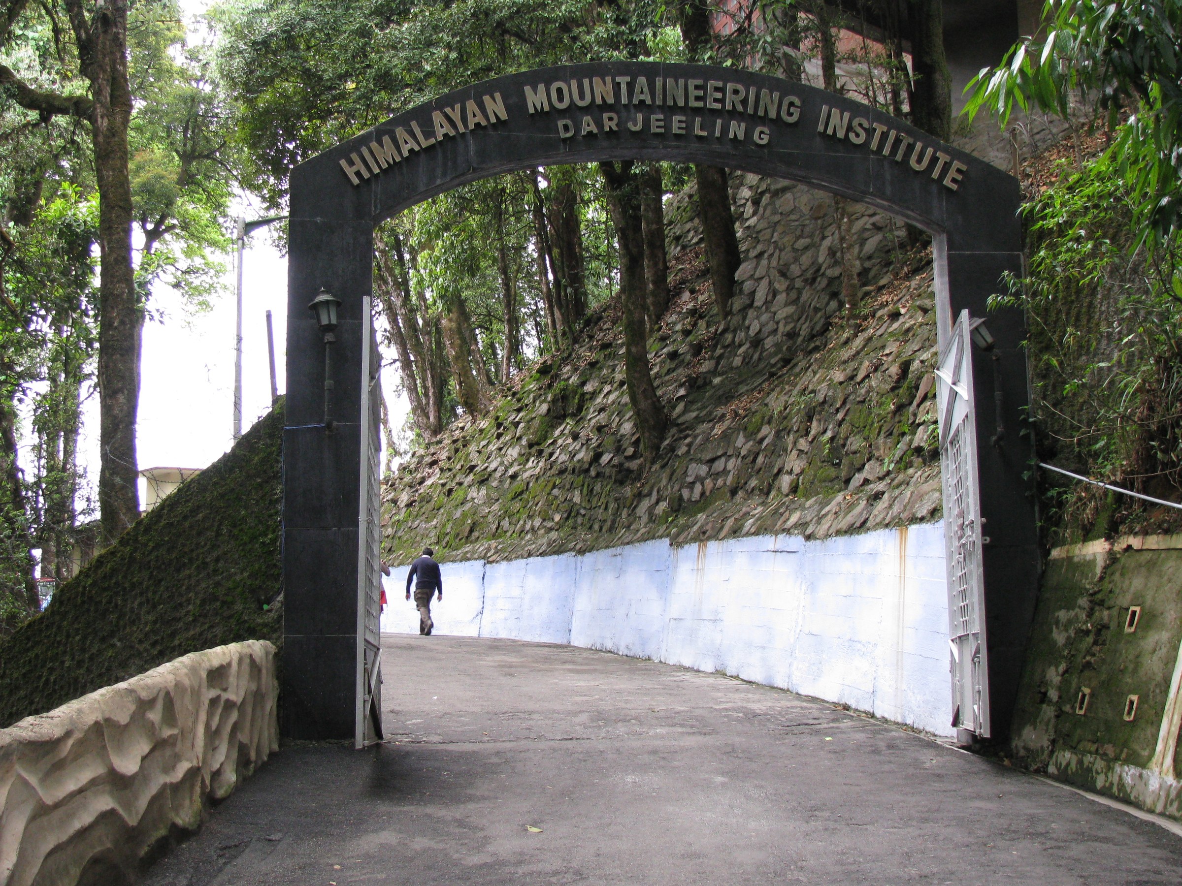 Entrance to the Himalayan Mountaineering Institute in Darjeeling