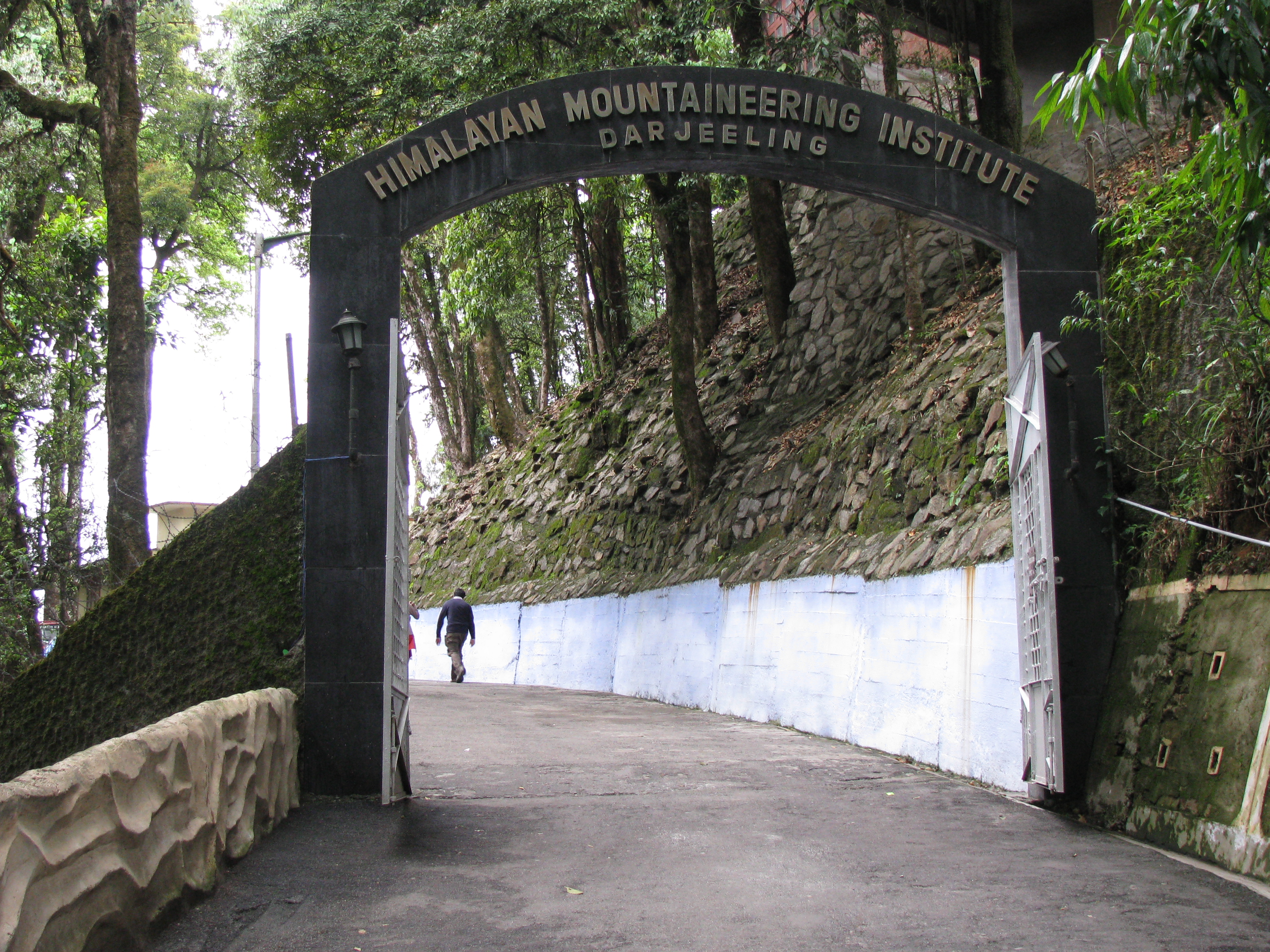 Entrance to the Himalayan Mountaineering Institute in Darjeeling