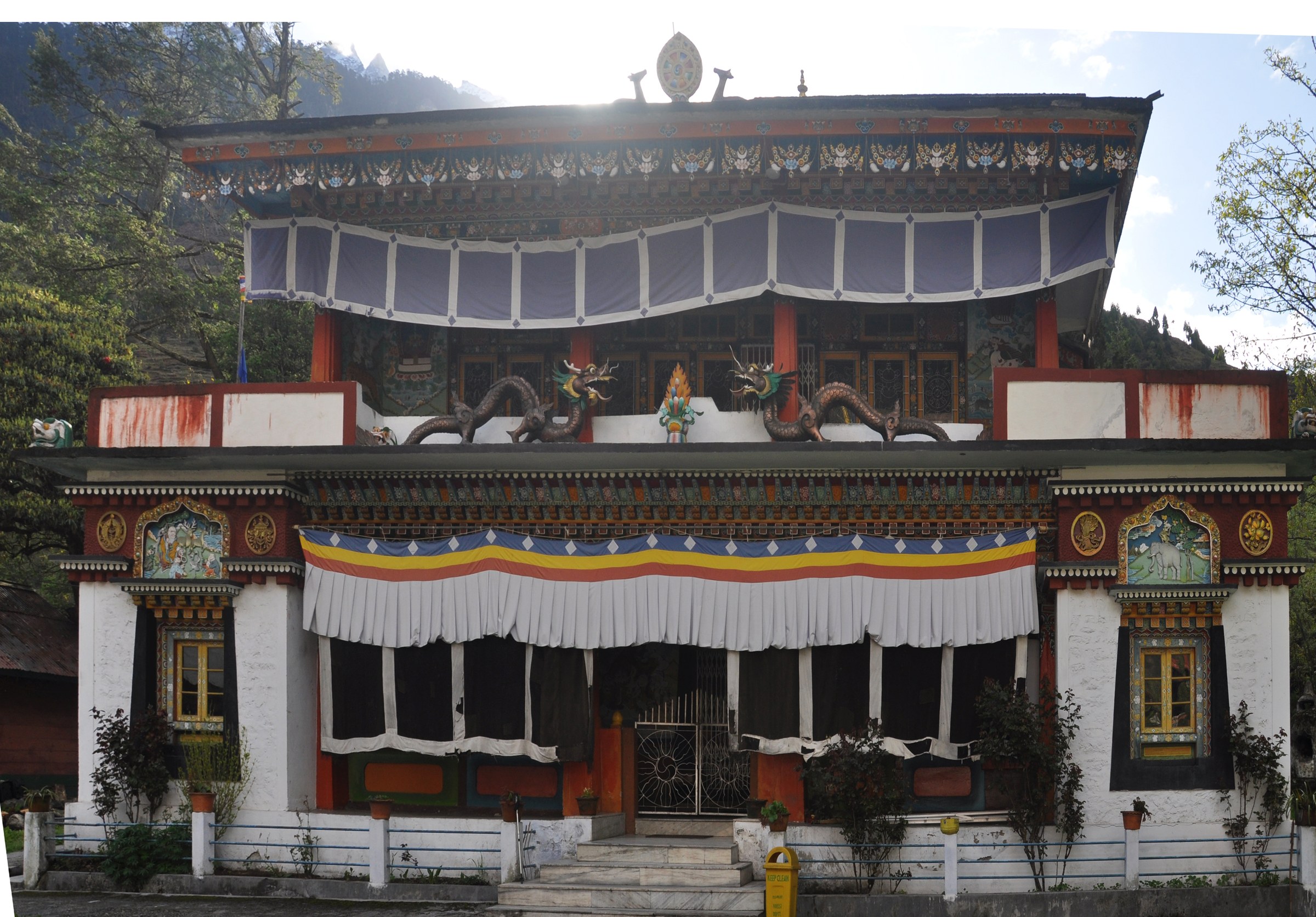 Lachung Monastery in Sikkim