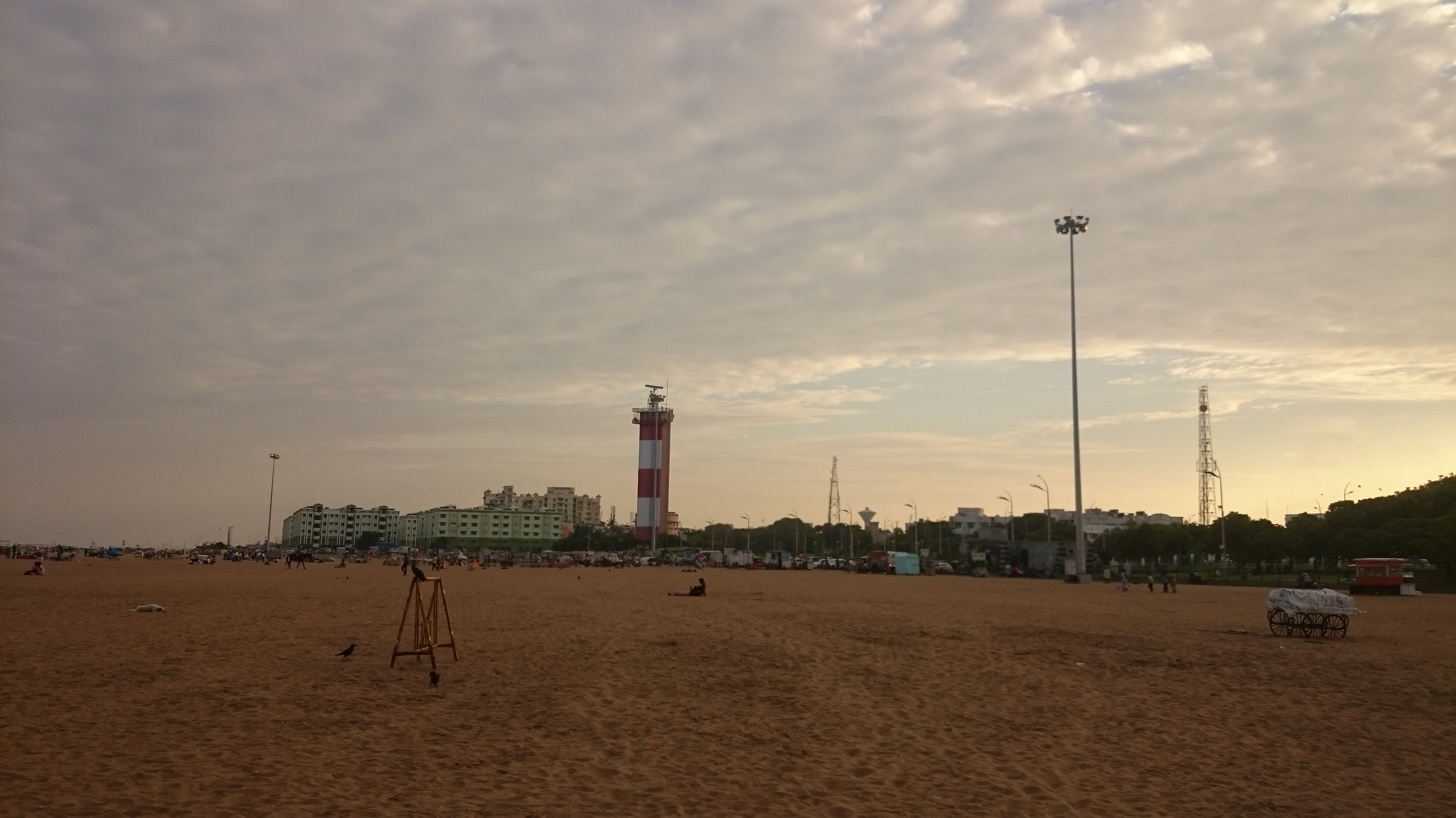 Chennai Lighthouse at Marina Beach