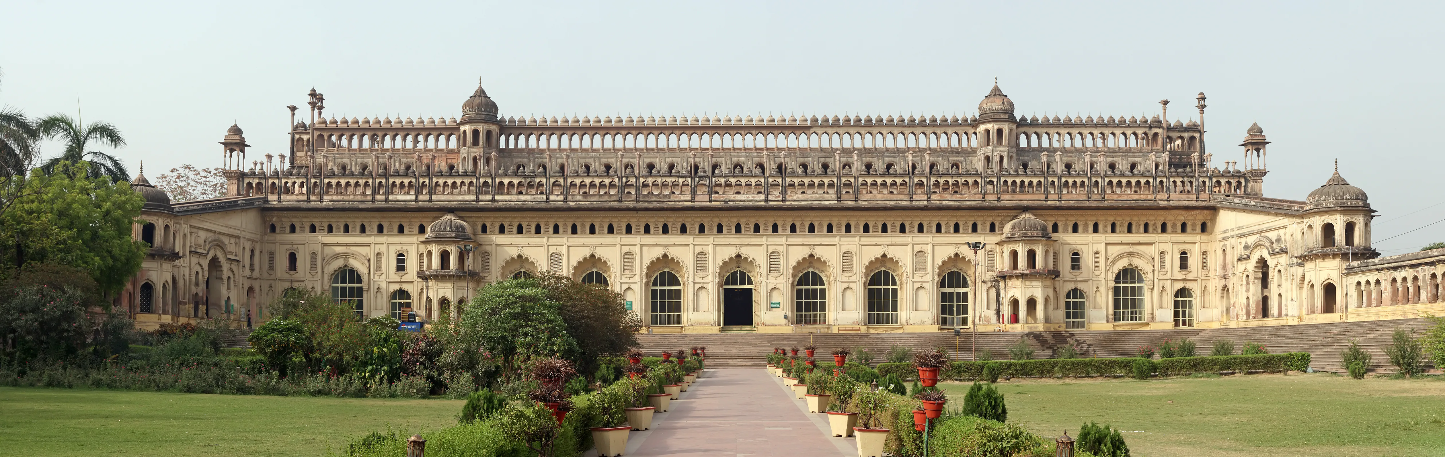 Bara Imambara and its formal garden in Lucknow