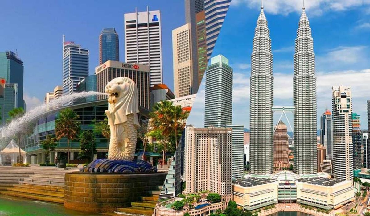 City Lights of Singapore & Malaysia