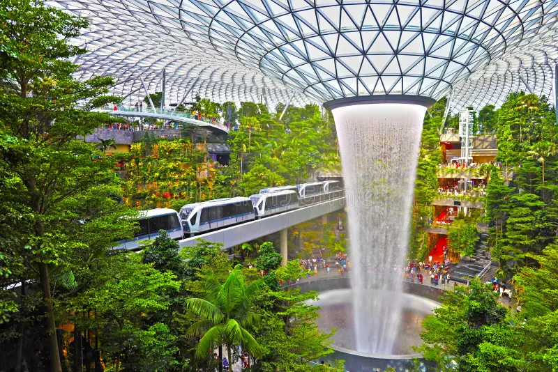 Arrival in Singapore